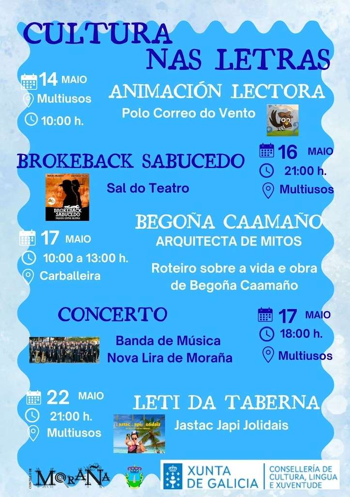 Letras Galegas  (2026) en Moraña