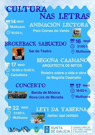 Fechas, información, programa, cartel, imágenes, mapa y ubicación de Letras Galegas  (2026)  en  Moraña