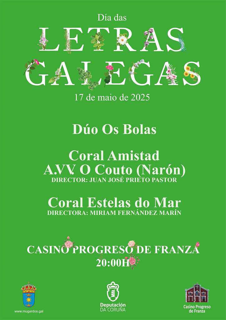 Letras Galegas en Mugardos