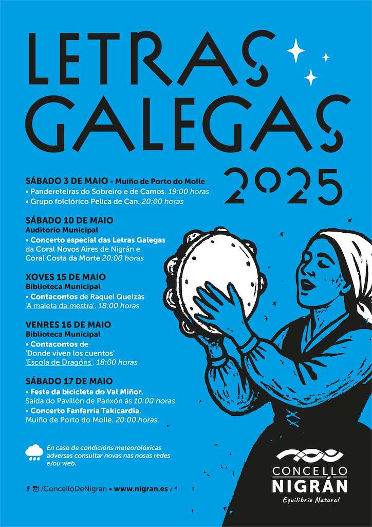 Letras Galegas (2025) en Nigrán
