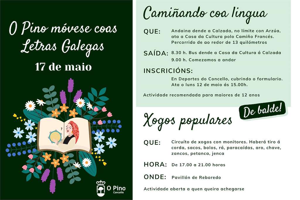 Letras Galegas (2025) en O Pino