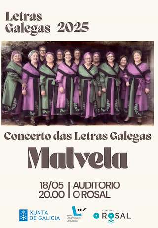 Fechas, información, programa, cartel, imágenes, mapa y ubicación de Letras Galegas  en  O Rosal