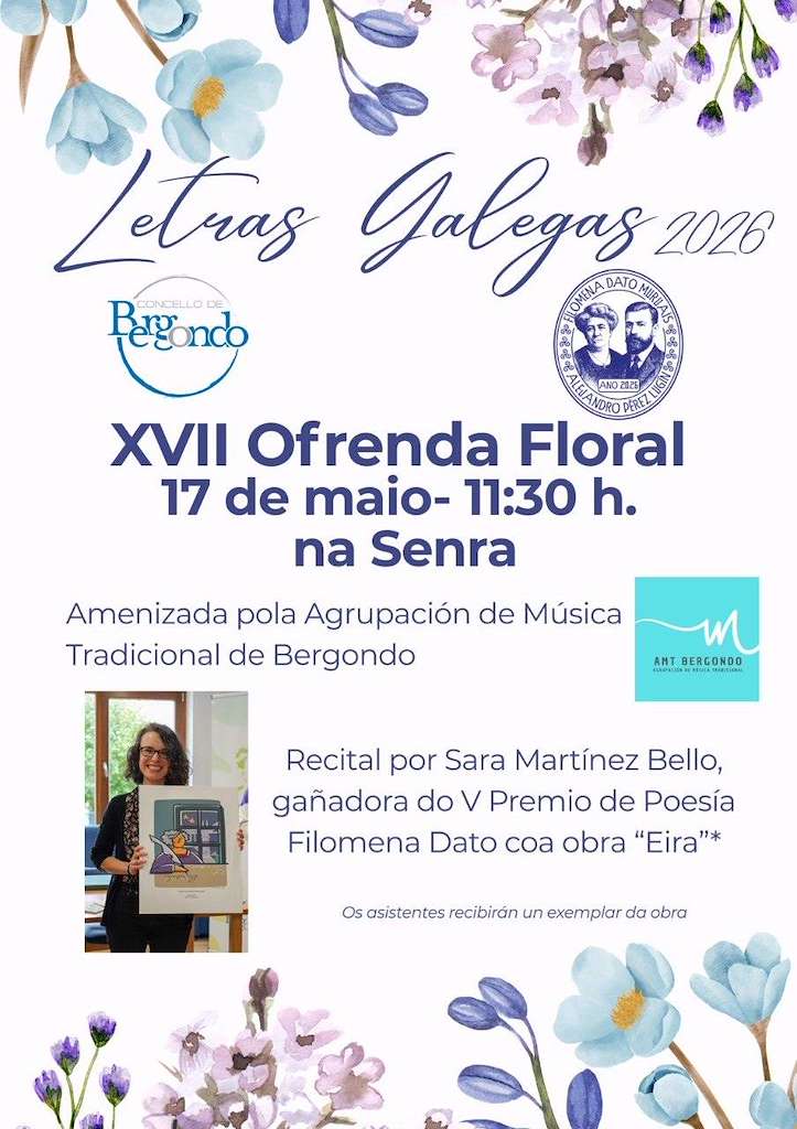 Letras Galegas - XVII Ofrenda Floral  (2026) en Bergondo
