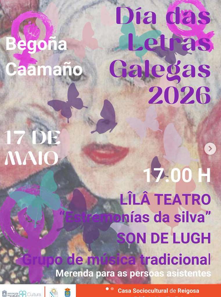 Letras Galegas (2026) en Pastoriza
