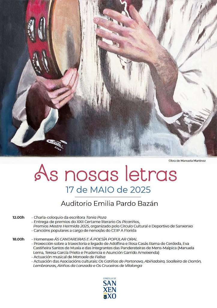 Letras Galegas (2025) en Sanxenxo