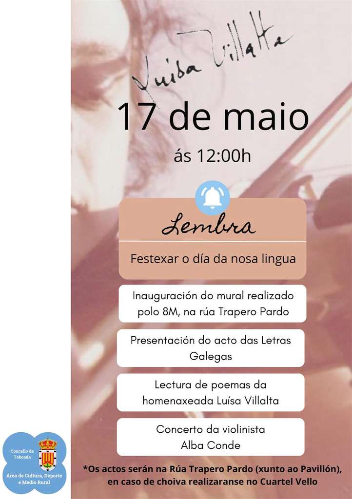 Letras Galegas en Taboada