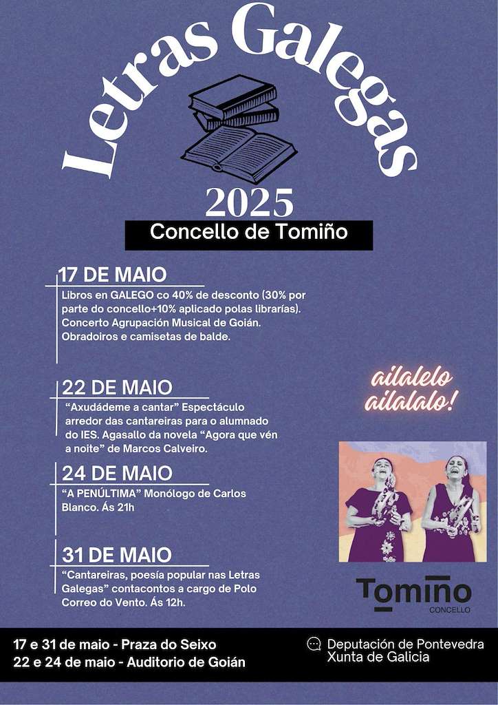 Letras Galegas (2025) en Tomiño