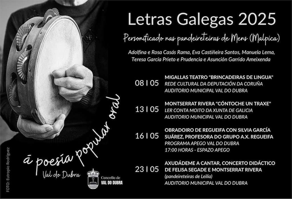 Letras Galegas (2025) en Val do Dubra