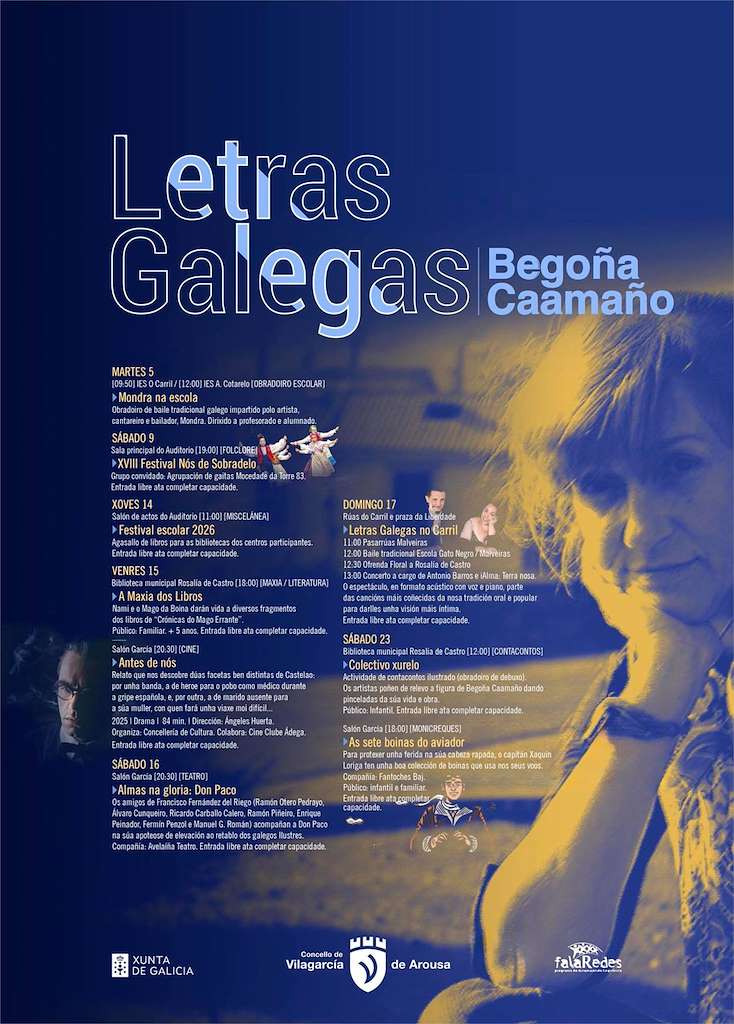 Letras Galegas (2027) en Vilagarcía de Arousa
