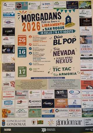Fechas, información, programa, cartel, imágenes, mapa y ubicación de Libramento e San Roque de Morgadáns (2026) en Gondomar