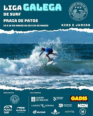 Fechas, información, programa, cartel, imágenes, mapa y ubicación de XXII Liga Galega de Surf - 2º Prueba Surf Kids y Junior  en  Nigrán