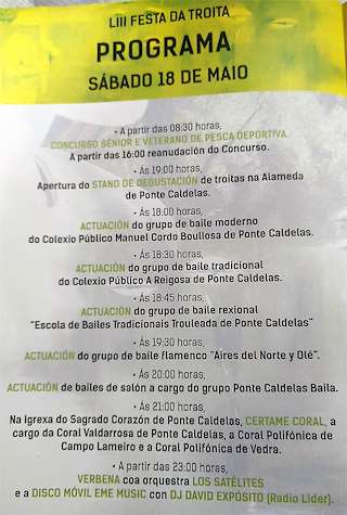 LVII Festa da Troita en Ponte Caldelas