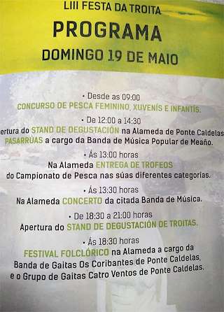 LVII Festa da Troita en Ponte Caldelas