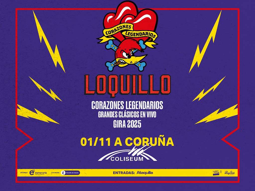 Loquillo - Corazones Legendarios, Grandes Clásicos en Vivo (2025) en A Coruña