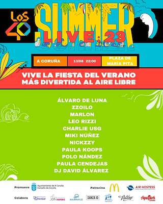 Los 40 Summer Live (2026) en A Coruña