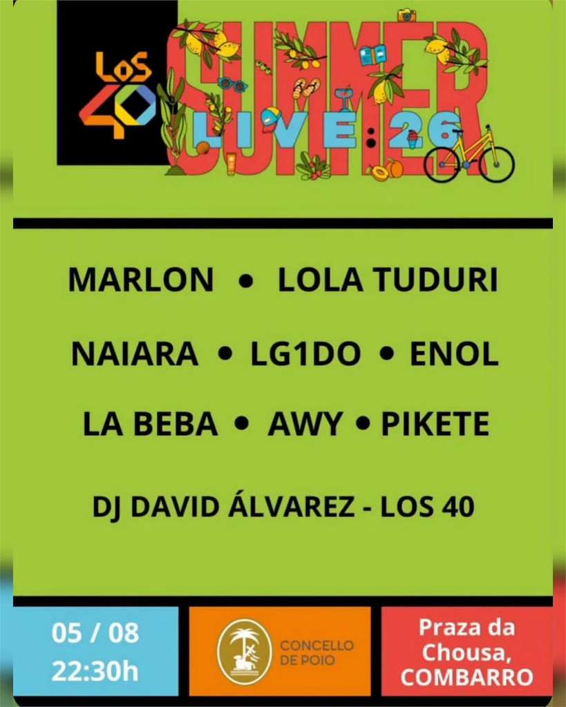 Los 40 Summer Live (2026) en Poio