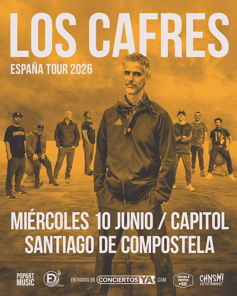 Los Cafres (2026) en Santiago de Compostela