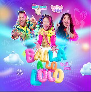 Fechas, información, programa, cartel, imágenes, mapa y ubicación de Los Meñiques de la Casa y Saritah Bebé - Baila a lo Loco Tour (2026)  en  Lugo
