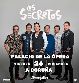 Fechas, información, programa, cartel, imágenes, mapa y ubicación de Los Secretos (2025)  en  A Coruña