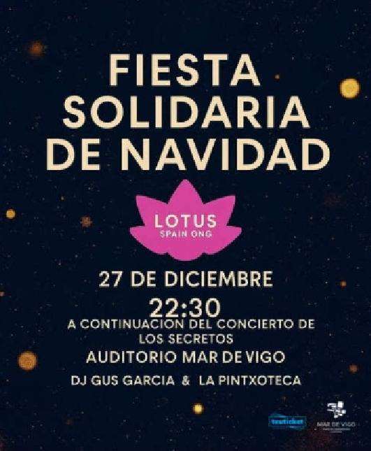 Lotus Spain ONG - Fiesta Solidaria de Navidad (2025) en Vigo