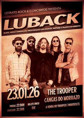 Fechas, información, programa, cartel, imágenes, mapa y ubicación de Luback en Concierto (2026)  en  Cangas