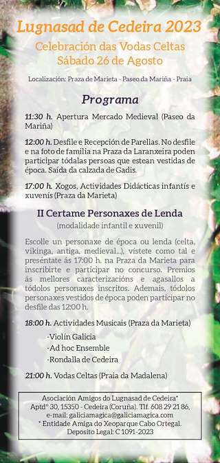 Lugnasad - Celebración das Vodas Celtas en Cedeira