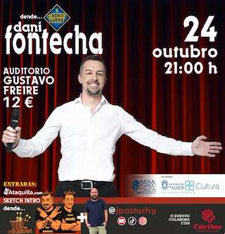 Fechas, información, programa, cartel, imágenes, mapa y ubicación de Lugo coa Comedia (2025)