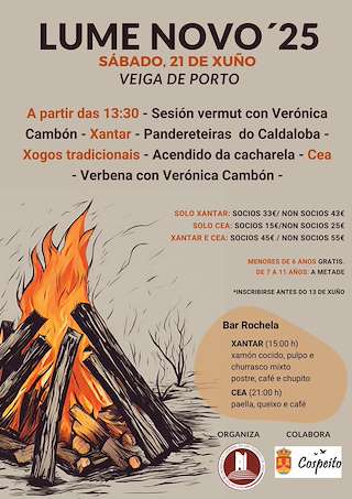 Fechas, información, programa, cartel, imágenes, mapa y ubicación de Lume Novo de Veiga de Porto   en  Cospeito