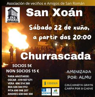 San Xoán de San Román en Cedeira