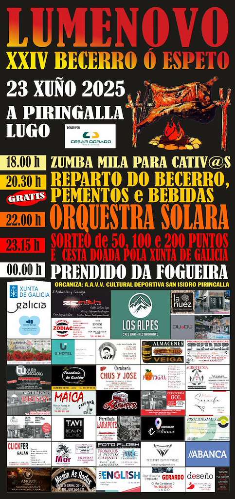 Lumenovo - XXIV Festa do Becerro ó Espeto  (2025) en Lugo