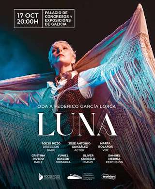 Fechas, información, programa, cartel, imágenes, mapa y ubicación de Luna - Oda a Federico García Lorca (2025)  en  Santiago de Compostela