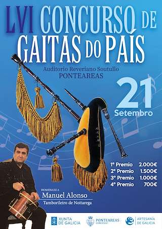 LVII Concurso de Gaitas en Ponteareas
