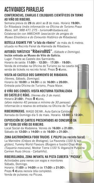 LXIII Feira do Viño do Ribeiro (2026) en Ribadavia