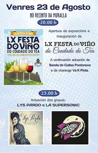 LXVI Festa do Viño do Condado de Tea en Salvaterra do Miño