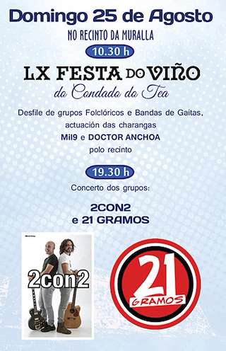 LXVI Festa do Viño do Condado de Tea en Salvaterra do Miño