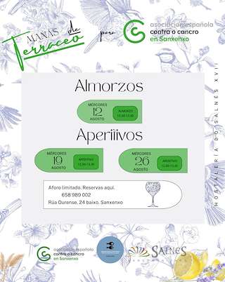 Fechas, información, programa, cartel, imágenes, mapa y ubicación de Mañás de Terraceo (2026)  en  Sanxenxo