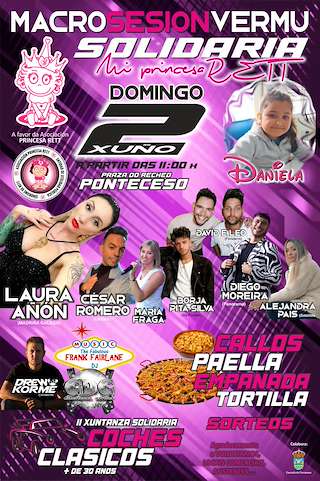 Macro Sesión Vermú Solidaria en Ponteceso