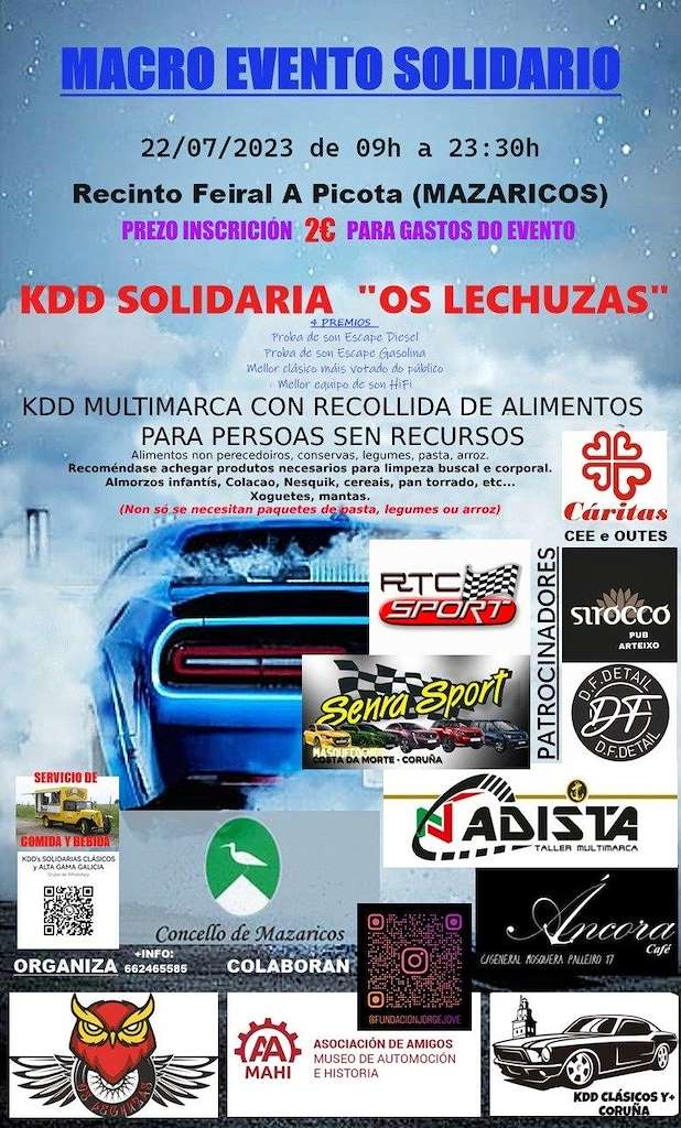 Macro Evento Solidario - KDD Solidaria Os Lechuzas en Mazaricos