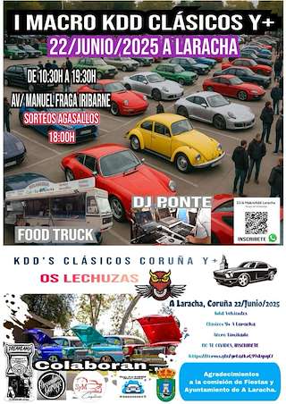 Fechas, información, programa, cartel, imágenes, mapa y ubicación de I Macro KDD Clásicos Y +  en  A Laracha