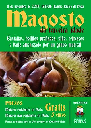 Magosto da Terceira Idade en Neda