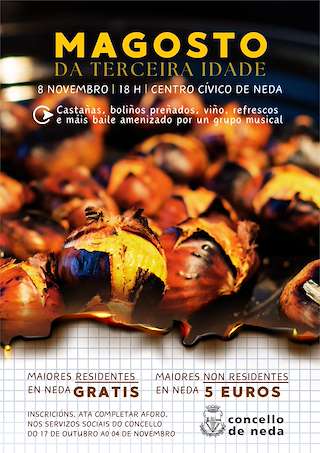 Magosto da Terceira Idade en Neda
