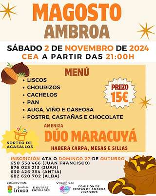 Magosto de Ambroa en Irixoa