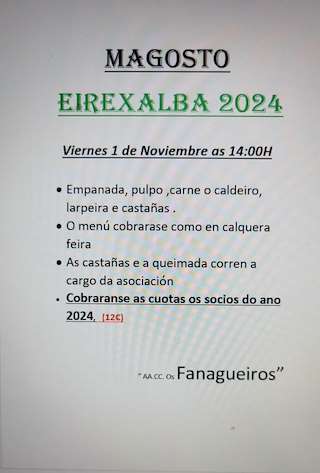 Magosto de Eirexalba en O Incio