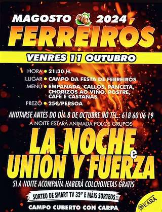 Magosto de Ferreirós en Vila de Cruces