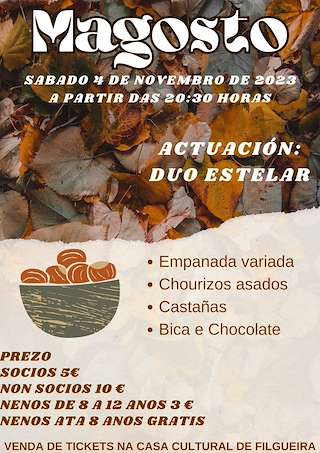 Magosto de Filgueira en Crecente