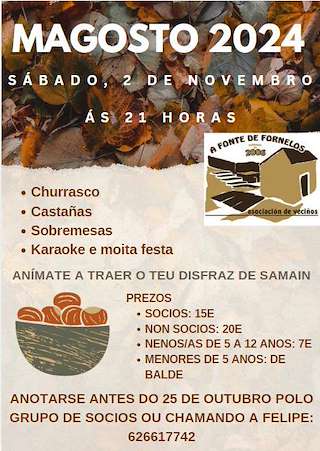 Magosto de Fornelos en Zas