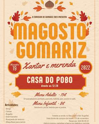 Magosto de Gomariz (2025) en Leiro