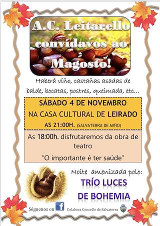 Magosto de Leirado en Salvaterra do Miño