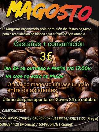 Magosto de Mirón en Ponte Caldelas