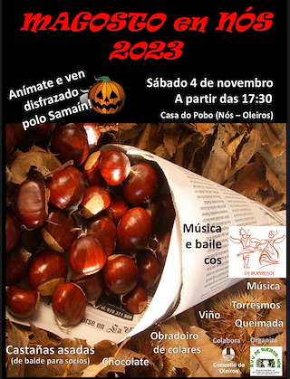 Magosto de Nós en Oleiros